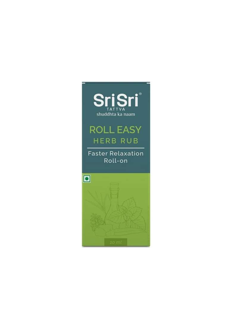 SRI SRI TATTV Roll Easy Herb Rub, 10 ml - Indya
