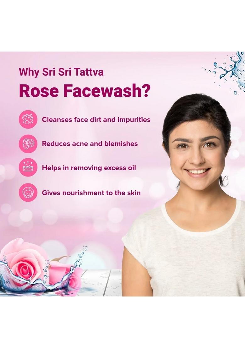 SRI SRI TATTV Rose Face Wash
