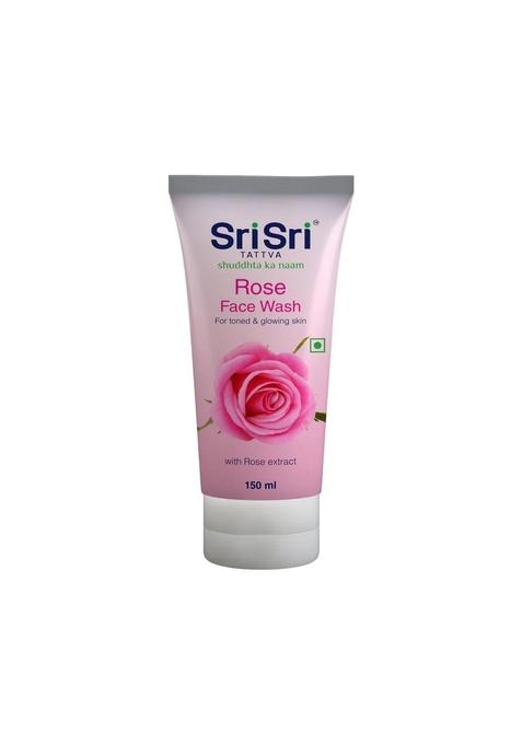 SRI SRI TATTV Rose Face Wash - For Toned & Glowing Skin, 150 ml