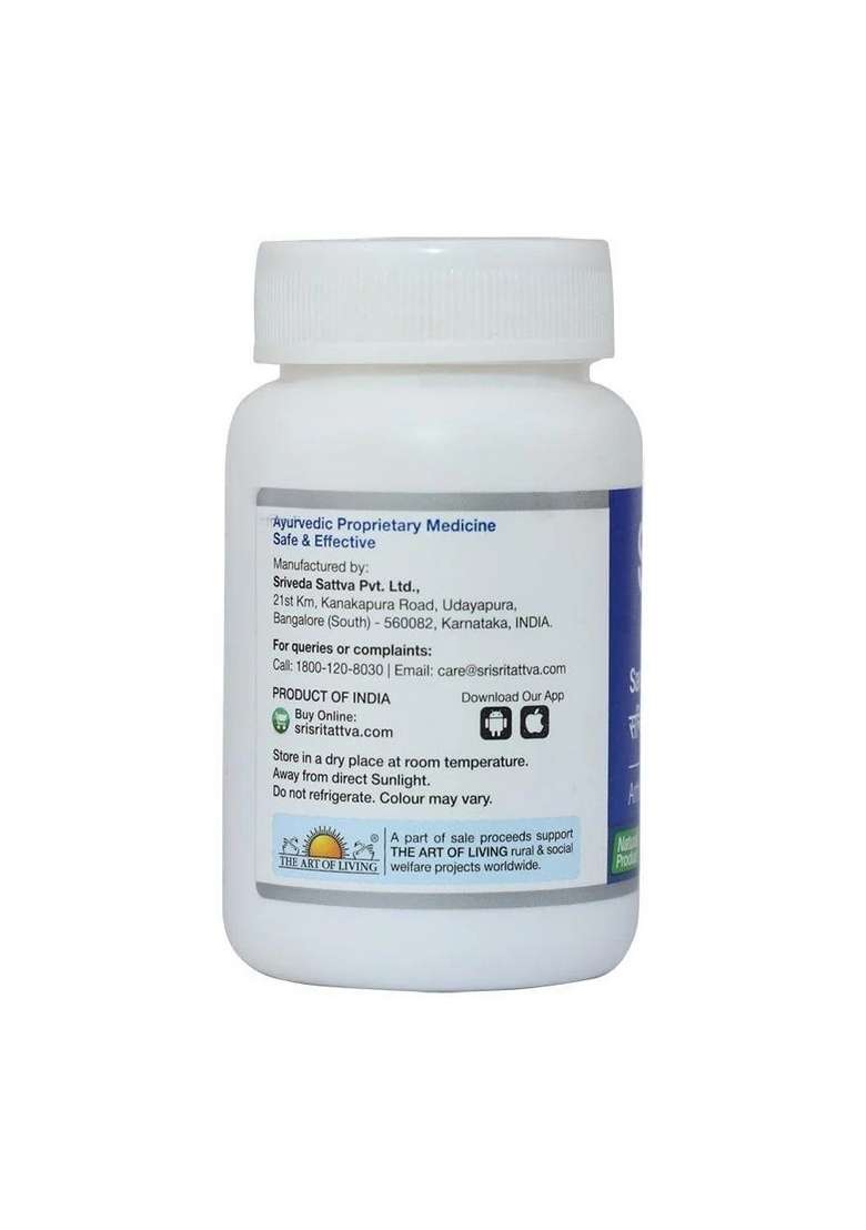 SRI SRI TATTV Sandhimitra Vati - A Pain Reliever | Reduces Joint Stiffness, Relieves Pain & Improves Joint Health | 60 Tabs, 500 mg - Indya