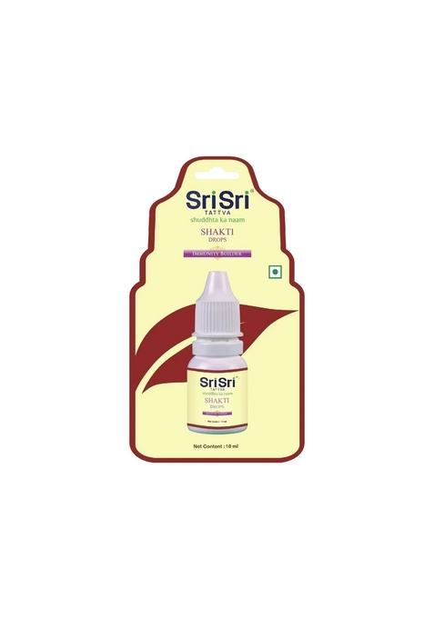 SRI SRI TATTV Shakti Drops - Ayurvedic Immunity Booster For All | Best For Strength & Stamina, Relief From Cold & Sore Throat | 10 ml