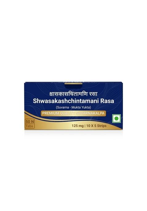 SRI SRI TATTV Shwaskas Chintamani Rasa (Suvarna - Mukta Yukta) Tablets | 125 mg