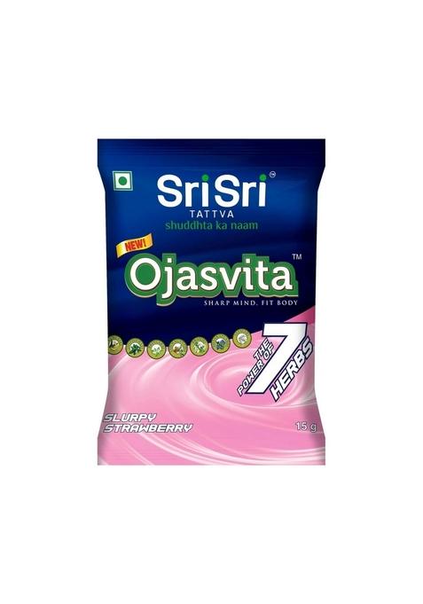 SRI SRI TATTV Strawberry Ojasvita  - Sharp Mind & Fit Body, 15 g