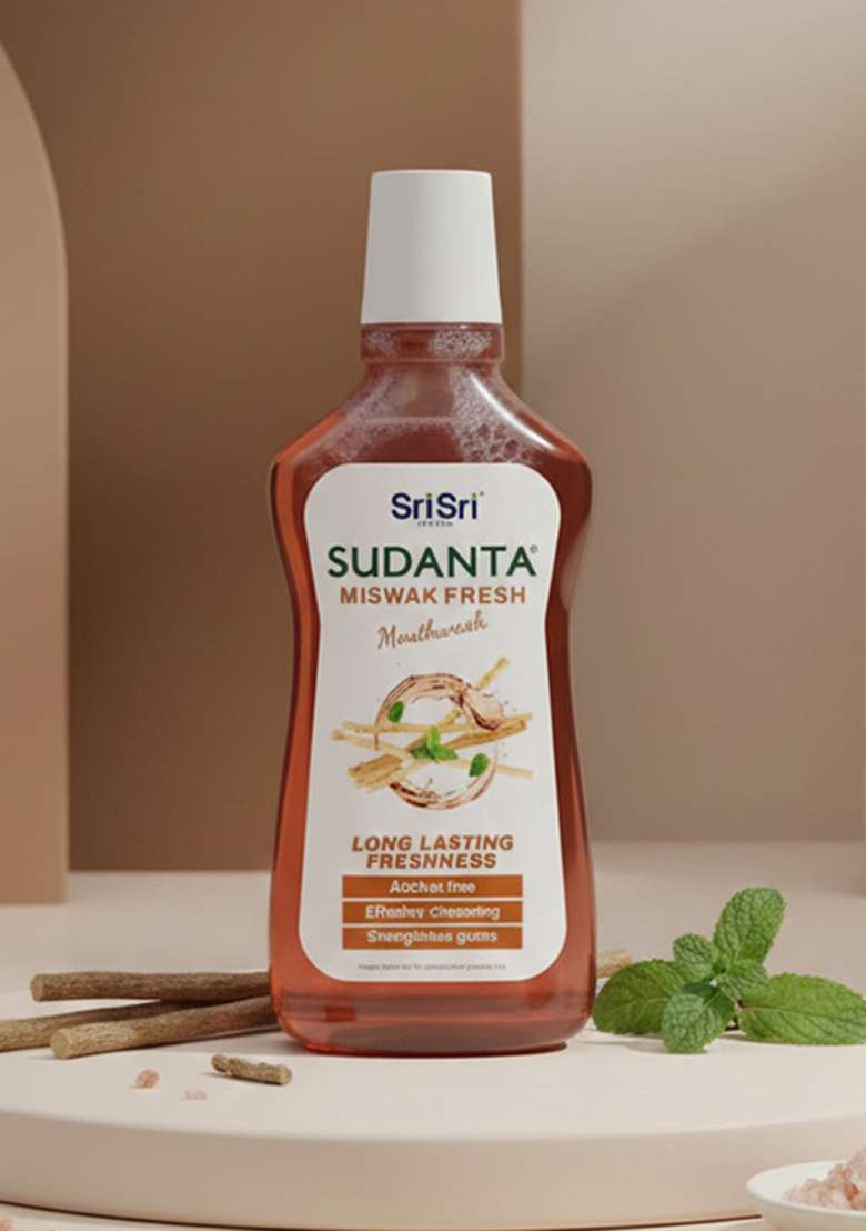 SRI SRI TATTV Sudanta Miswak Mouthwash, 250 ml - Indya