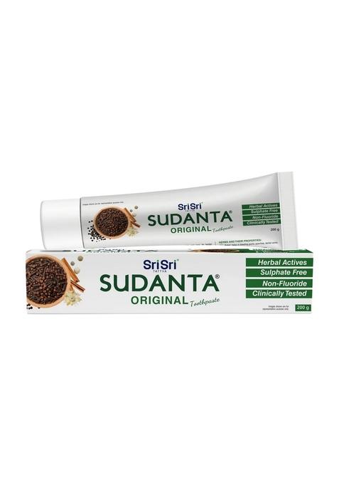 SRI SRI TATTV Sudanta Original Toothpaste | Non - Fluoride | 100% Vegetarian | 200 g