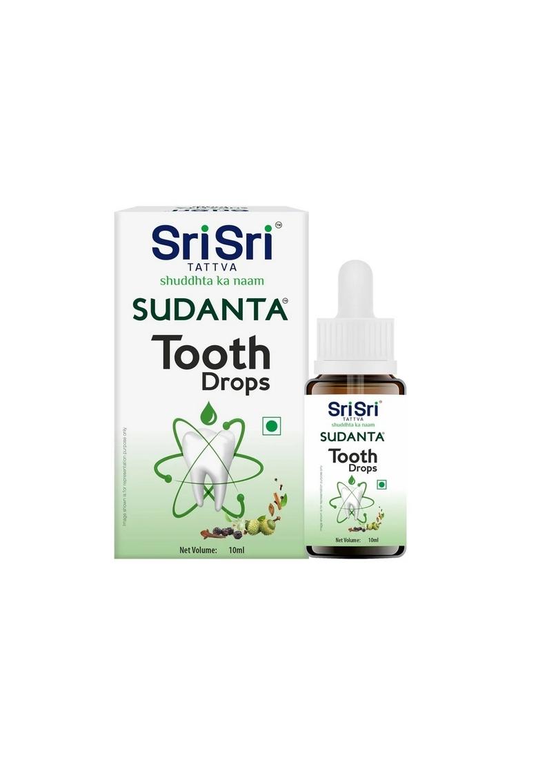 SRI SRI TATTV Sudanta Tooth Drops | One Solution For All Your Dental Problems | Natural Oral Protection | 10 ml