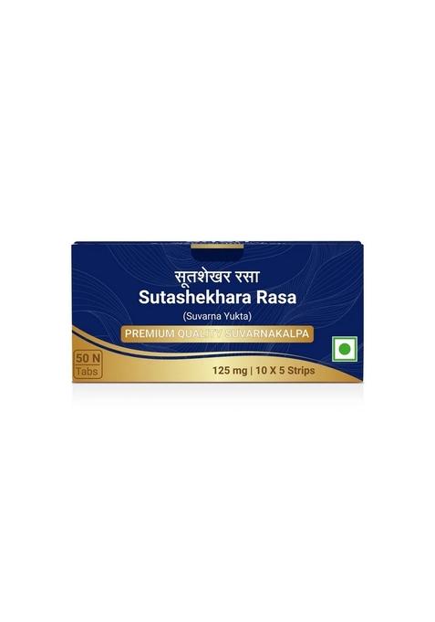 SRI SRI TATTV Sutashekhara Rasa (Suvarna Yukta) Tablets | 125 mg
