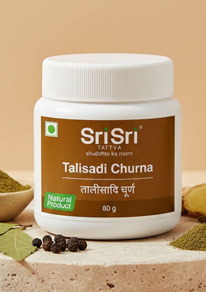 SRI SRI TATTV Talisadi Churna - Digestive & Respiratory Disturbances, 80 g - Indya