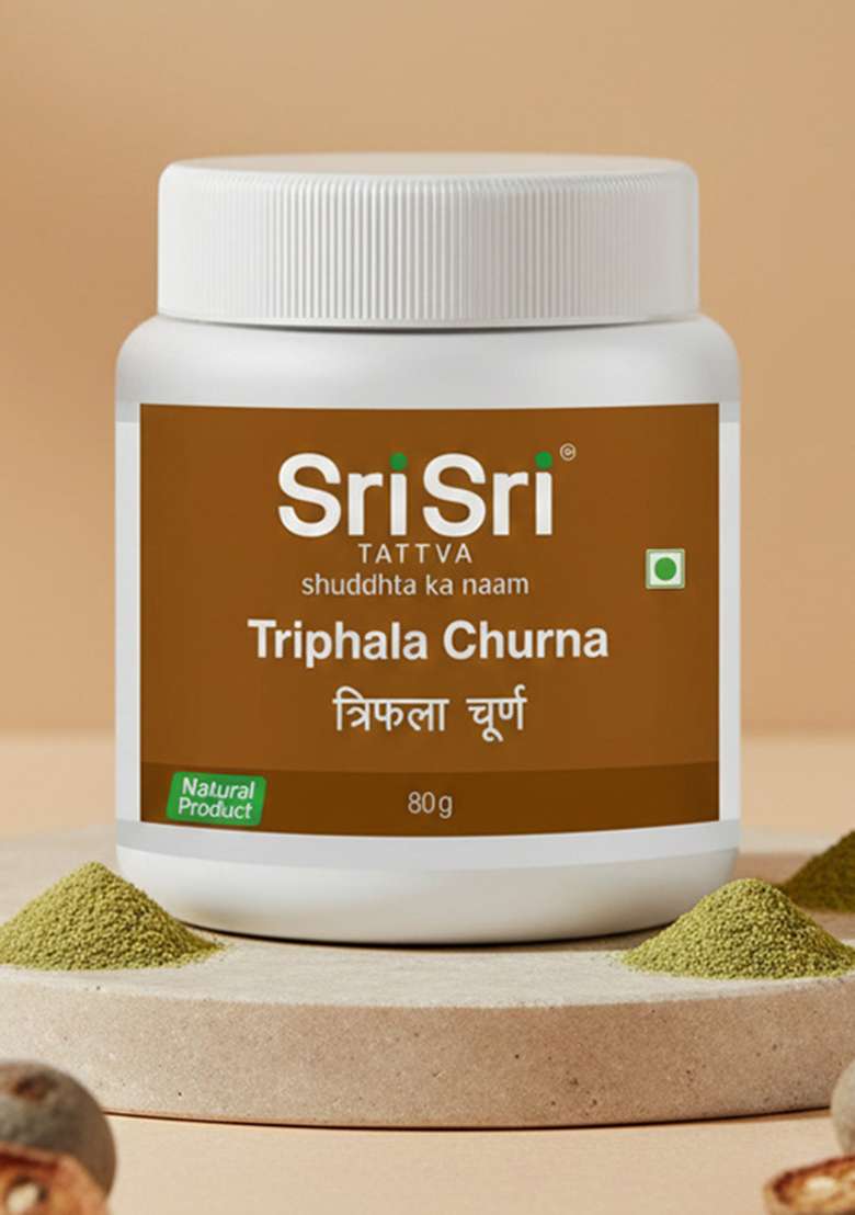 SRI SRI TATTV Triphala Churna - Good Digestion, 80 g - Indya