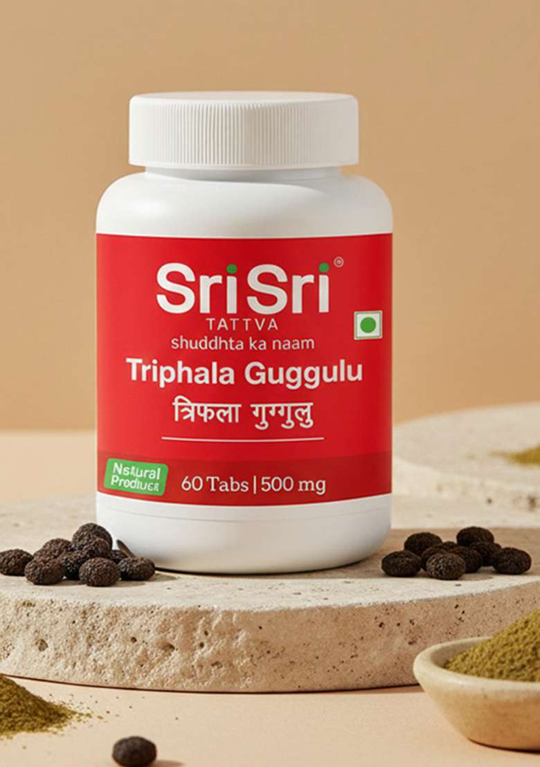 SRI SRI TATTV Triphala Guggulu | 500 mg - Indya