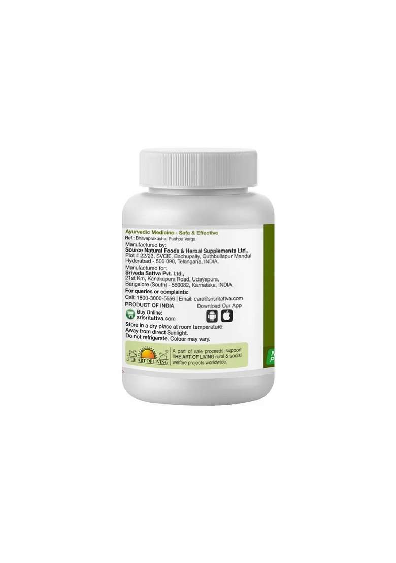 SRI SRI TATTV Tulasi - Cold & Cough, 60 Tabs | 500 mg - Indya