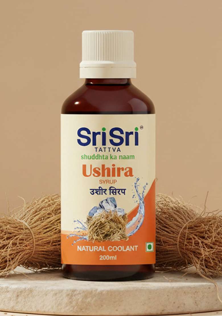 SRI SRI TATTV Ushira Syrup - Fatigue & Burning Micturation, 200 ml - Indya