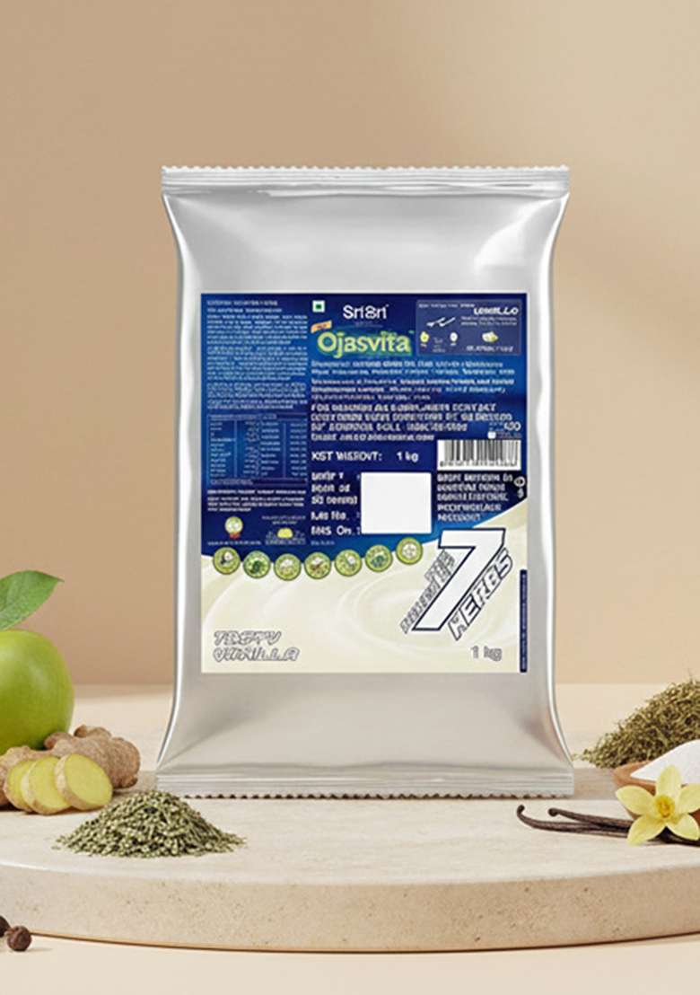 SRI SRI TATTV Vanilla Ojasvita - Sharp Mind & Fit Body, 1 kg (Refill Pack) - Indya