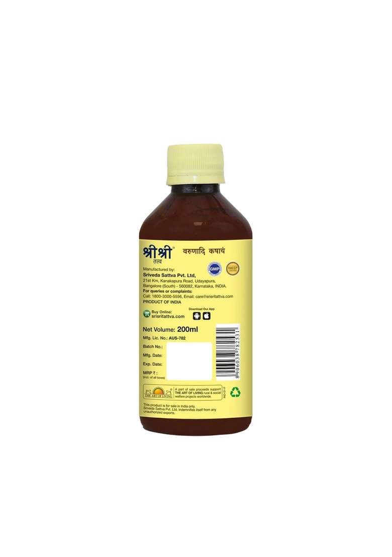 SRI SRI TATTV Varunadi Kashayam, 200 ml - Indya