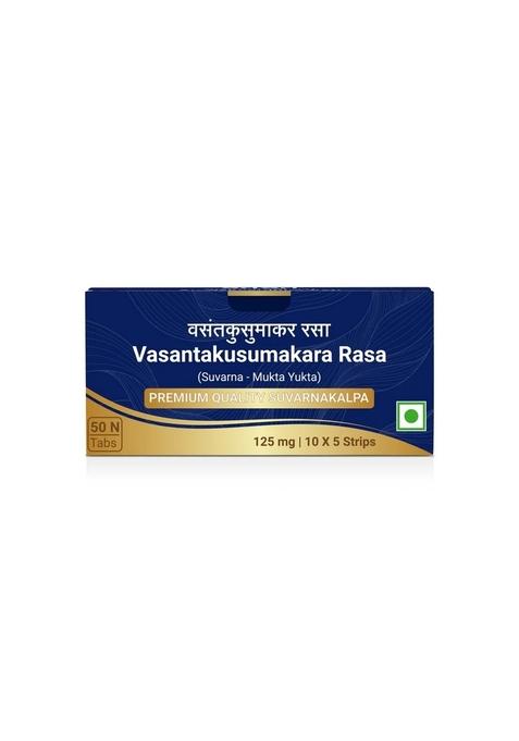 SRI SRI TATTV Vasant Kusumakar Rasa, (Suvarna - Mukta Yukta) Tablets | 125 mg