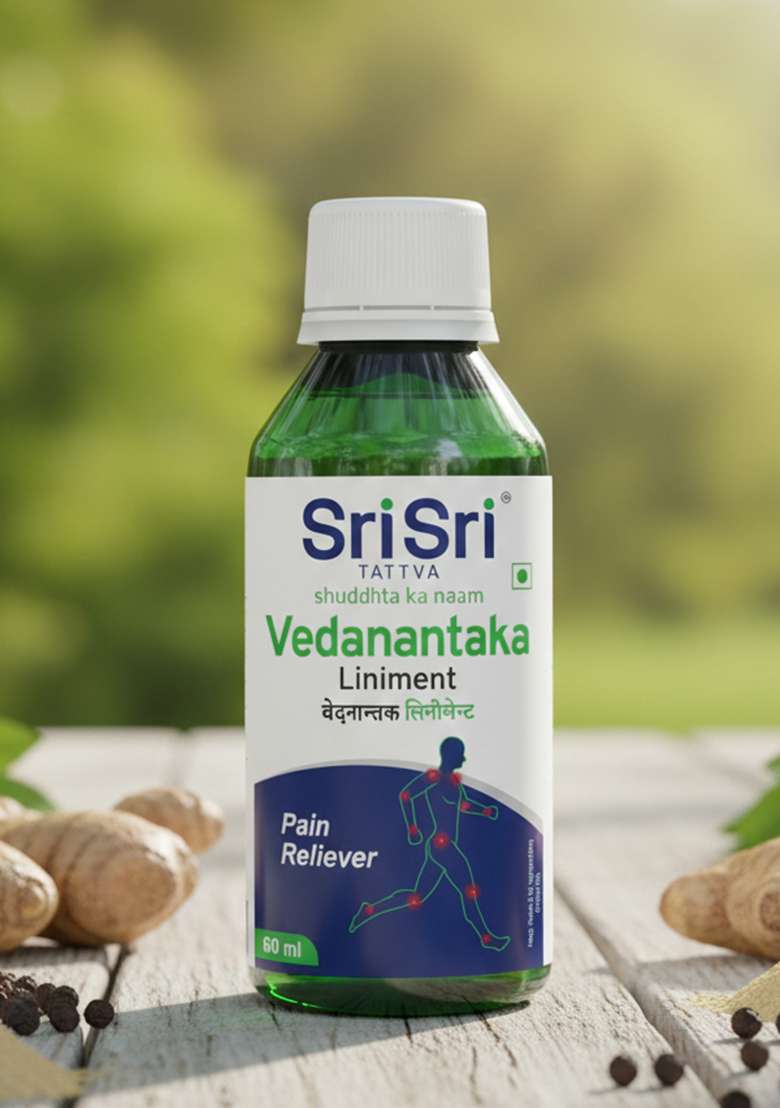 SRI SRI TATTV Vedanantaka Liniment - Pain Reliever, 60 ml - Indya