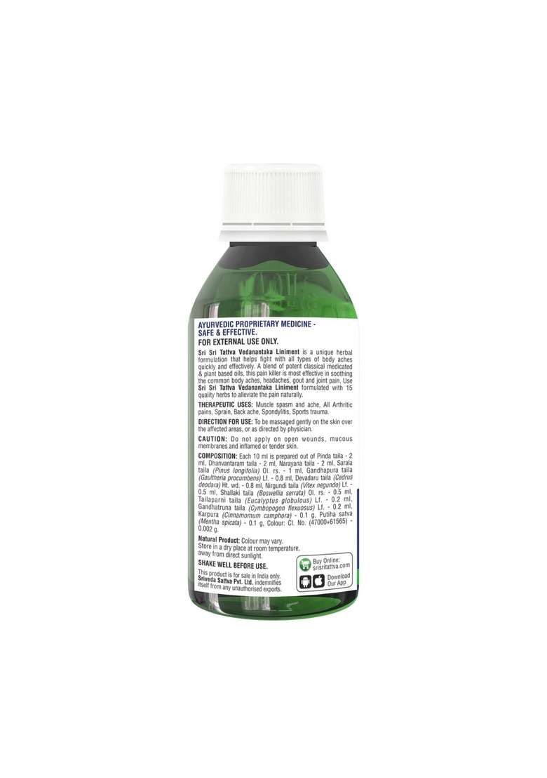SRI SRI TATTV Vedanantaka Liniment - Pain Reliever, 60 ml - Indya