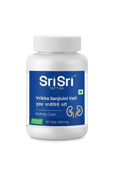 SRI SRI TATTV Vrikka Sanjivini Vati - Kidney Care, 60 Tabs | 500 mg