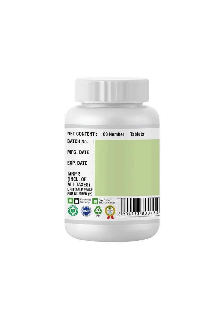 SRI SRI TATTV Yashtimadhu - For Treating Ulcers, 60 Tabs | 500 mg - Indya