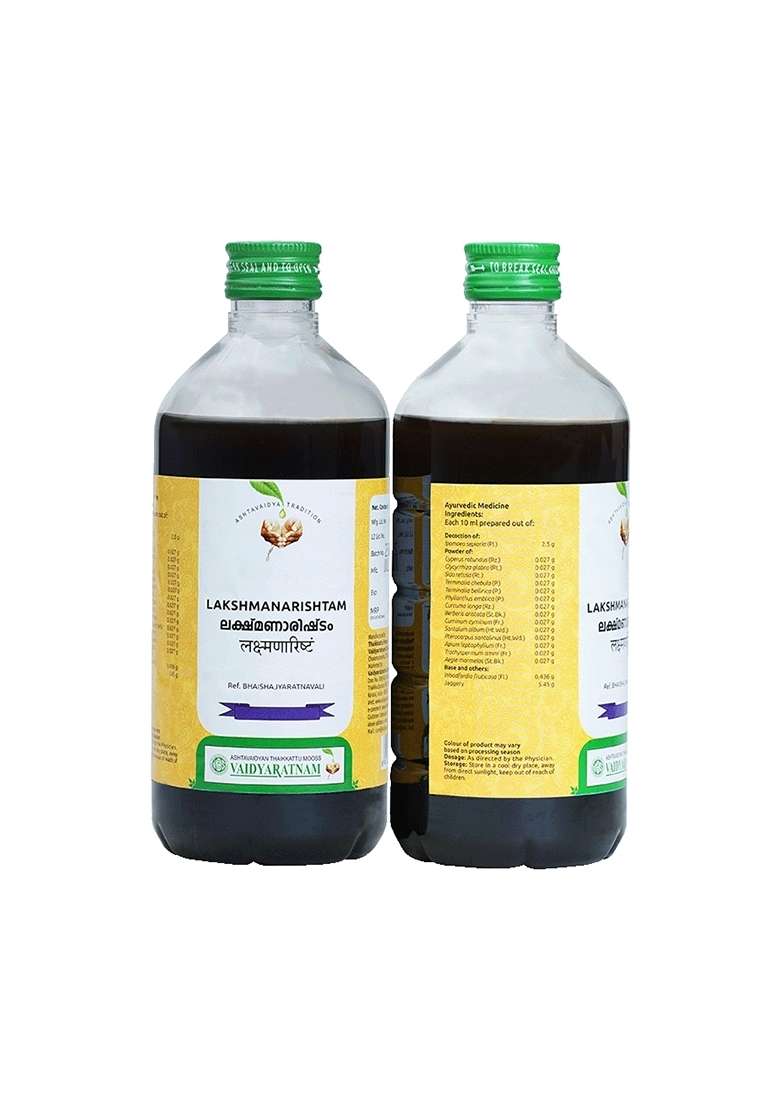 Vyoshamritham Lakshmanarishtam 450 Ml - Indya