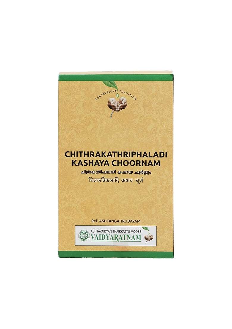 Vyoshamritham Chithrakathriphaladi Kashaya Choornam 100 Gm - Indya