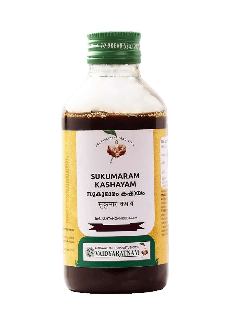 Vyoshamritham Sukumaram Kashayam 200 Ml - Indya