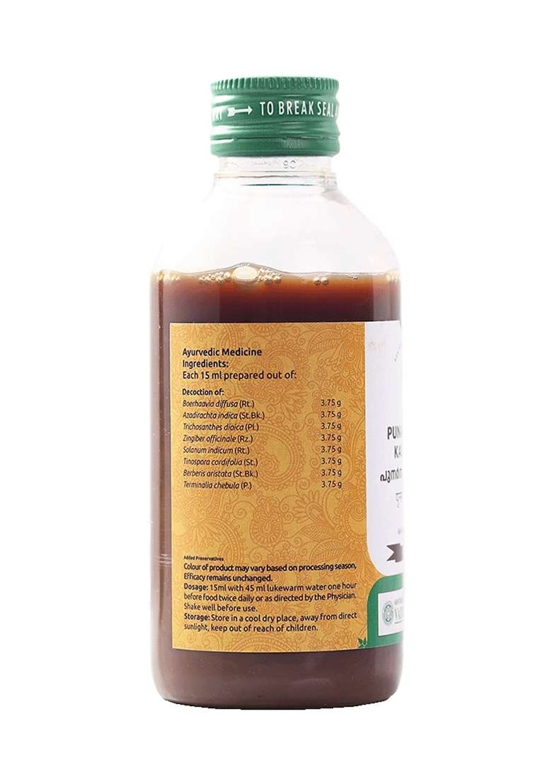 Vyoshamritham Punarnavadi Kashayam 200 Ml - Indya