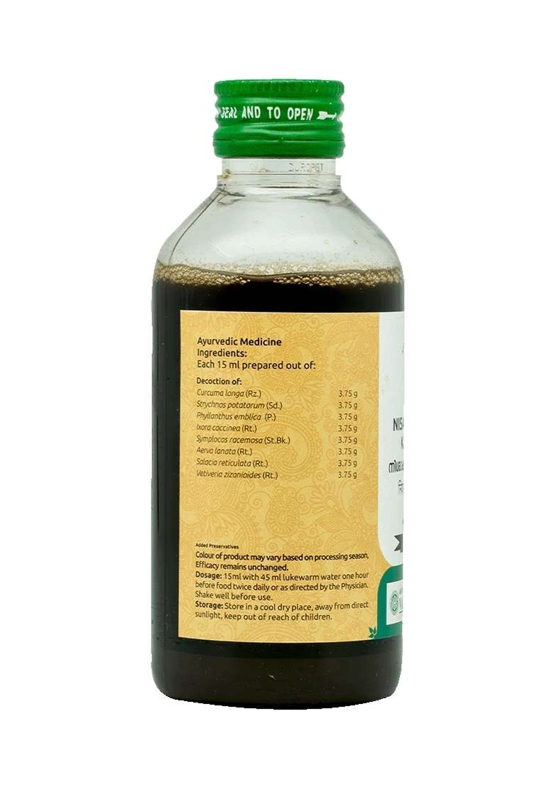 Vyoshamritham Nishakathakadi Kwatham 200 Ml - Indya