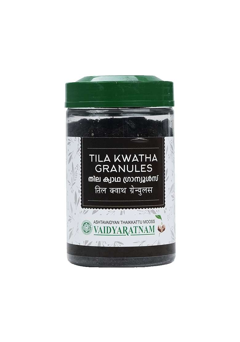 Vyoshamritham Tila Kwatham Granules 250 Gms - Indya