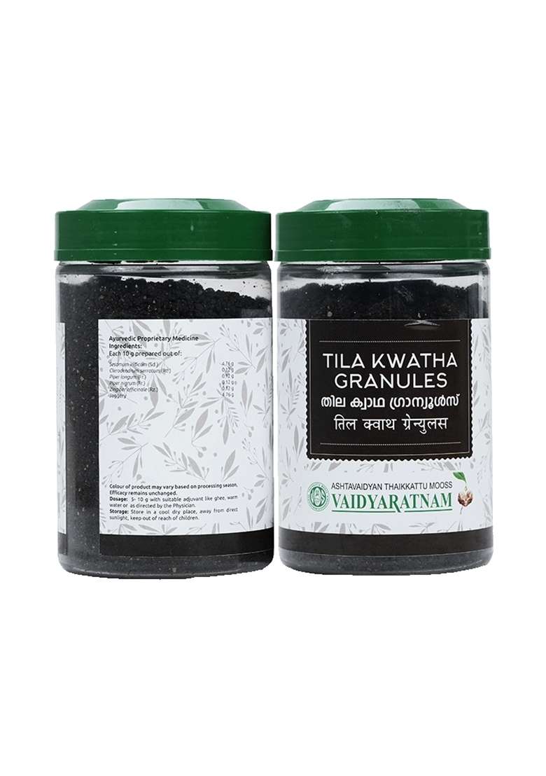 Vyoshamritham Tila Kwatham Granules 250 Gms - Indya