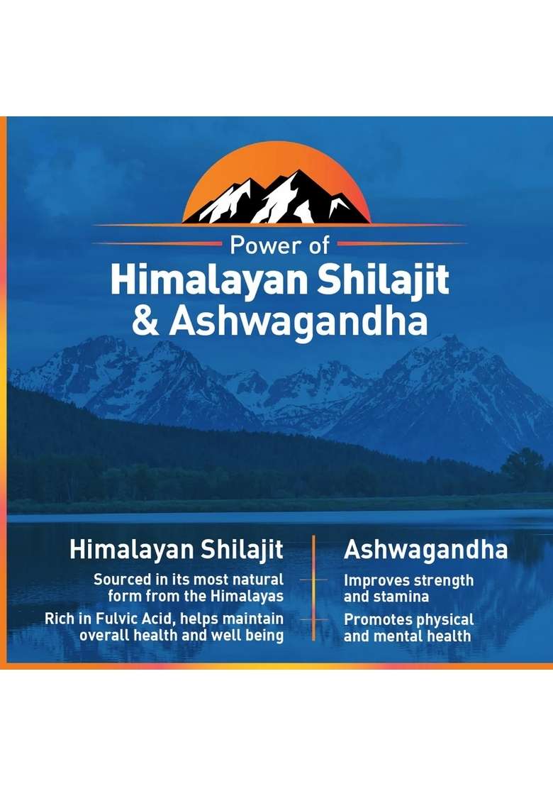 Zandu Emami Vigorex Shilajit Ashwagandha Capsules for Strength, Stamina & Vitality (60 Caps) - Indya