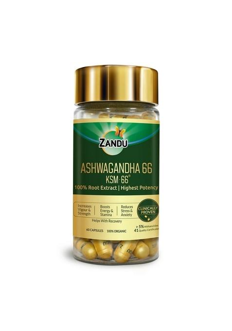 Emami Zandu Ashwagandha KSM-66 (60 Caps)