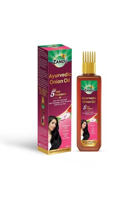 Emami Zandu Ayurvedic Onion Hair Oil (200ml)
