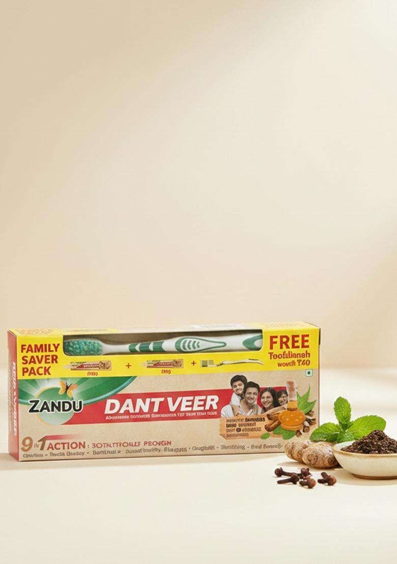 Emami Zandu Dantveer Ayurvedic Oral Care - Indya