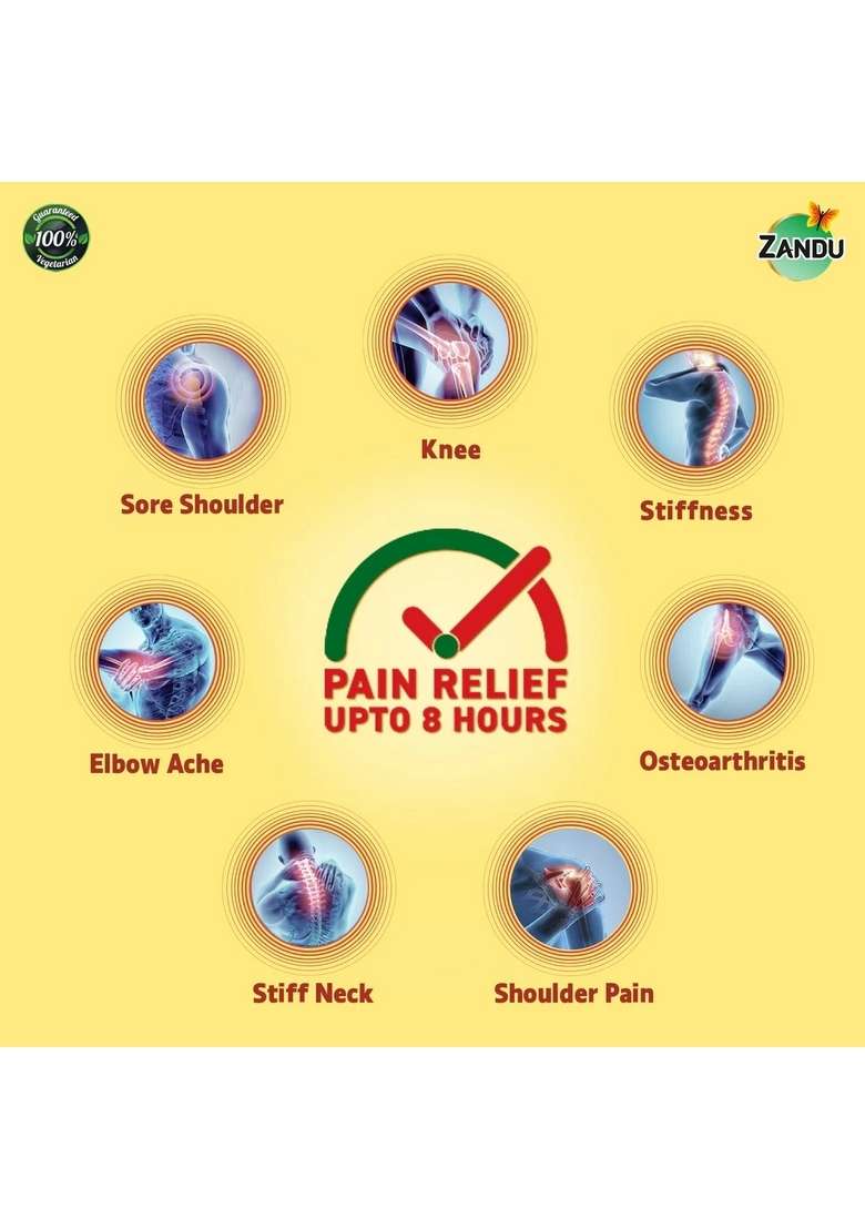 Emami Zandu Knee Pain Relief Patch - Indya