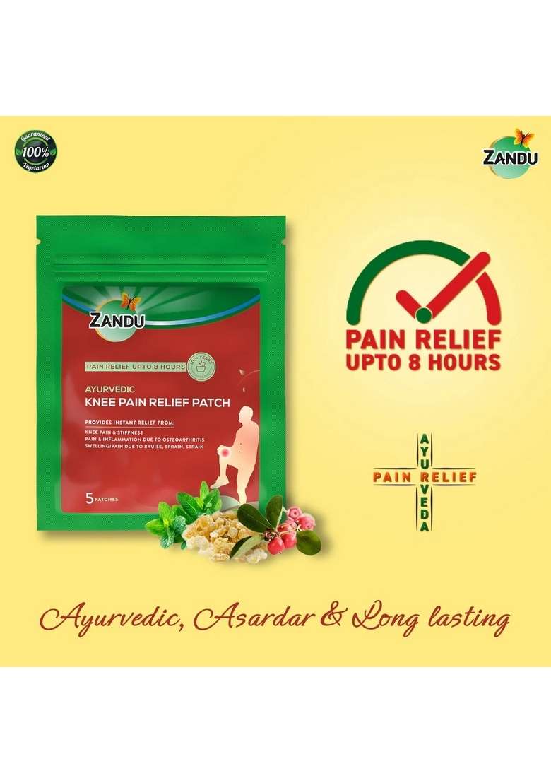Emami Zandu Knee Pain Relief Patch - Indya