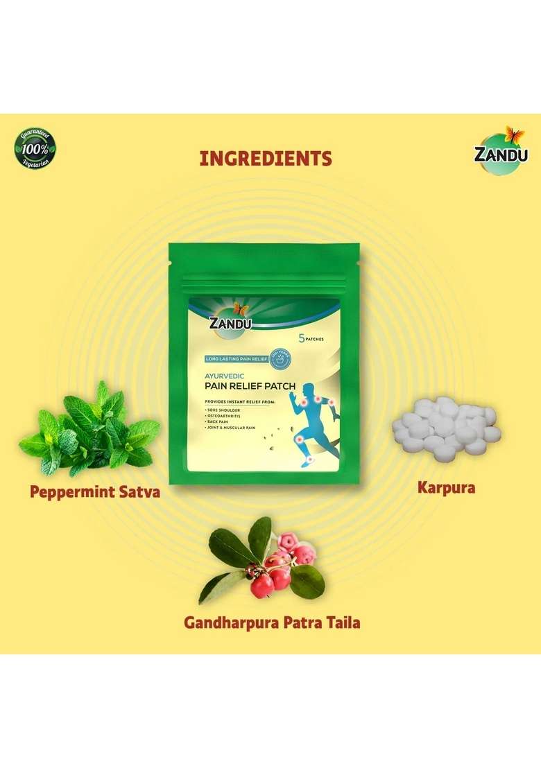 Emami Zandu Pain Release Patch - Indya
