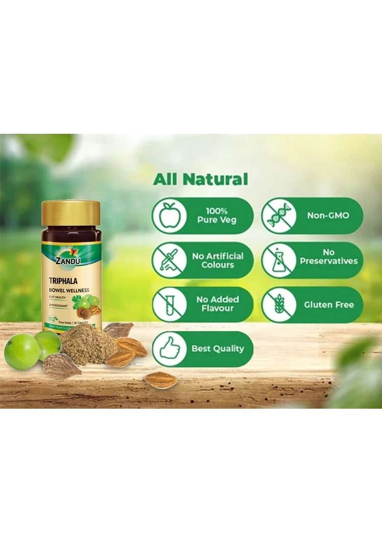 Emami Zandu Pure Triphala (Pack of 2) - Indya