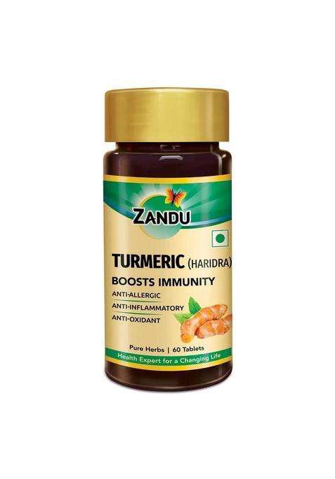 Emami Zandu Turmeric Tablets for Immunity & Inflammation Relief (60 Tabs)