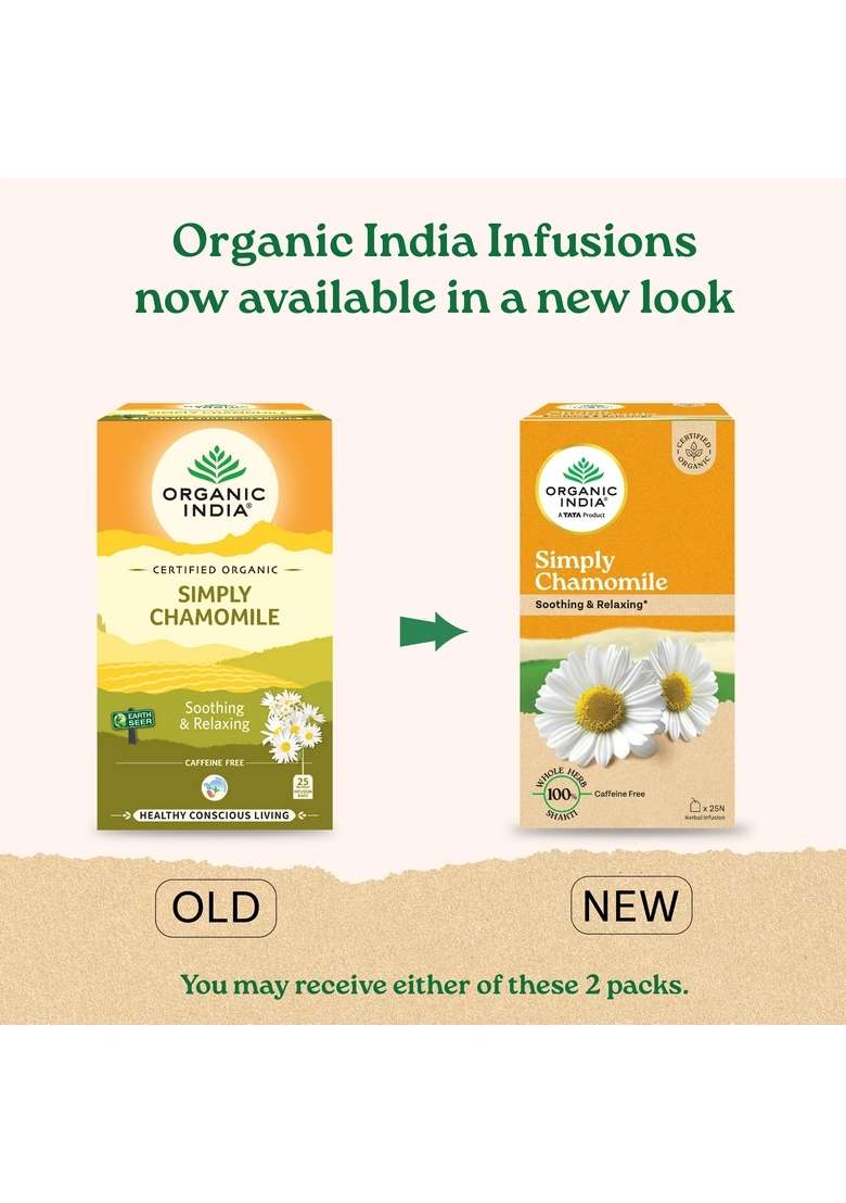 ORGANIC INDIA Simply Chamomile Tea - Indya