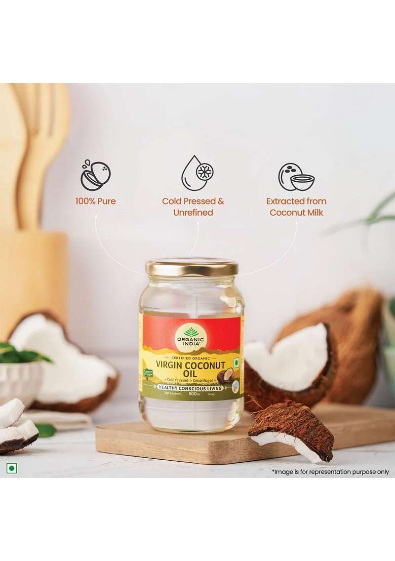ORGANIC INDIA Coconut Oil Virgin - Indya