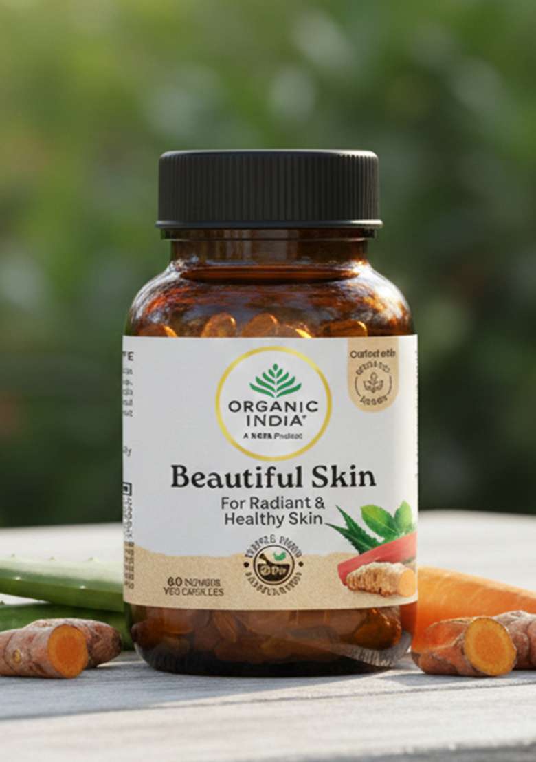 ORGANIC INDIA Beautiful Skin Capsules - Indya