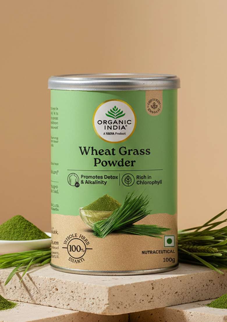ORGANIC INDIA Organic Wheatgrass Powder - Indya