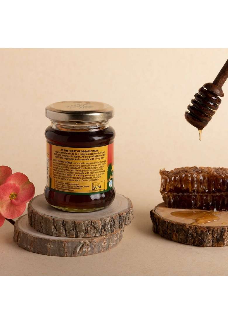 ORGANIC INDIA Multi Floral Honey - Indya