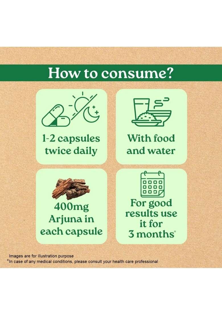 ORGANIC INDIA Arjuna Capsules - Indya