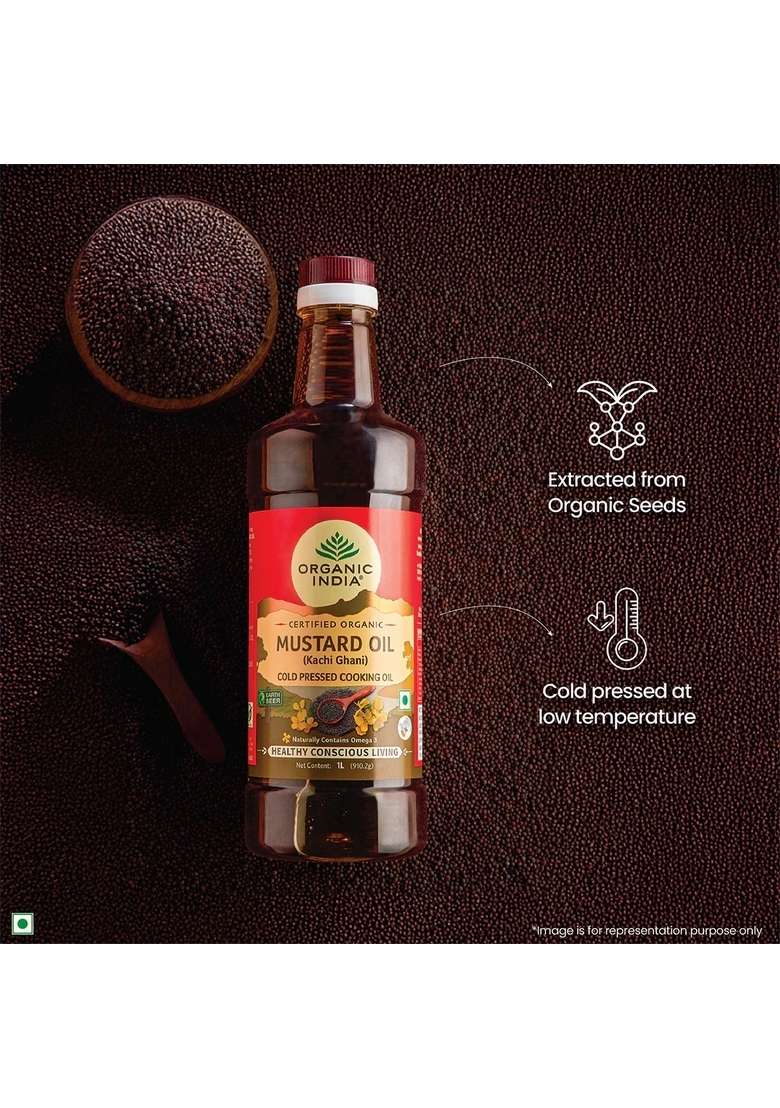 ORGANIC INDIA Certified Mustard Oil - Indya