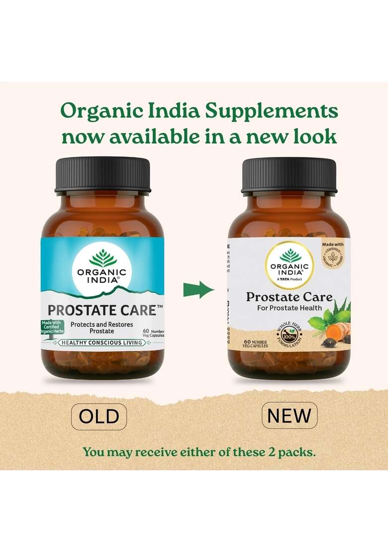 ORGANIC INDIA Prostate Care Capsules - Indya