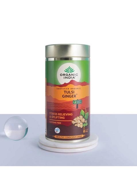 ORGANIC INDIA Tulsi Ginger 100g Tin