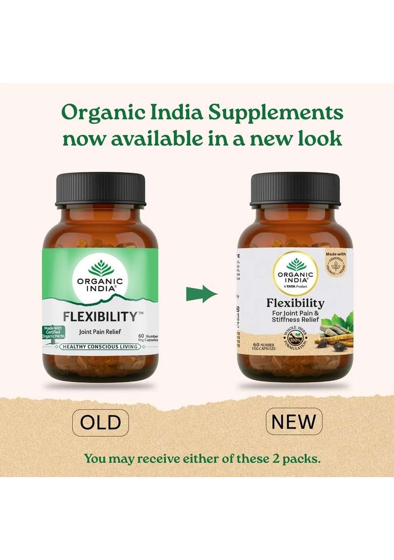 ORGANIC INDIA Flexibility Capsules - Indya
