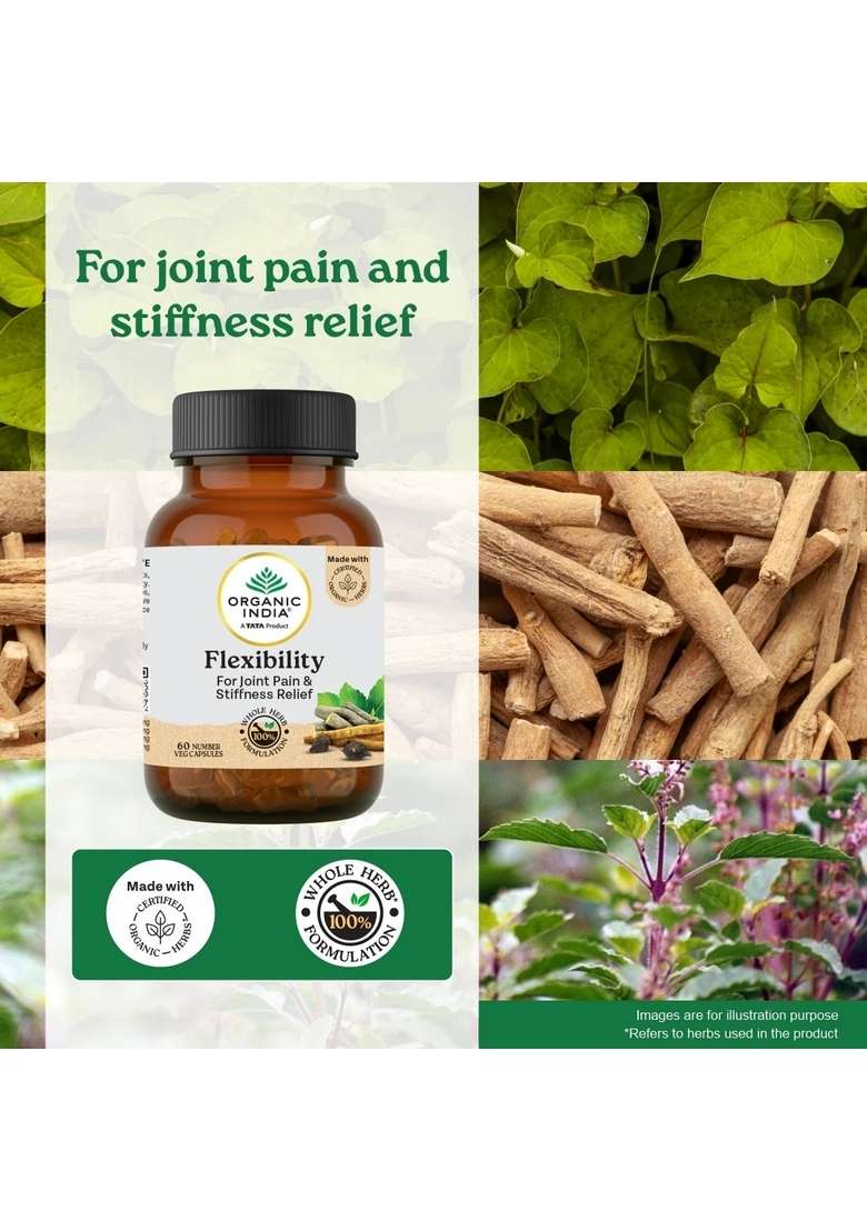 ORGANIC INDIA Flexibility Capsules - Indya